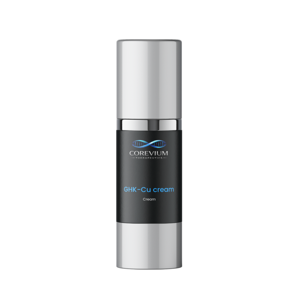 GHK-Cu copper peptide cream for skin regeneration