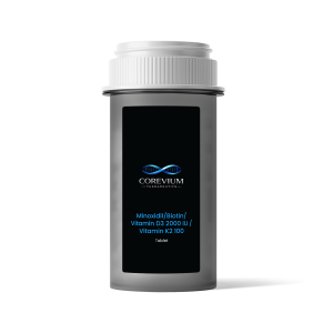 Minoxidil 2.5mg / Biotin 1mg / Vit D3 2000IU / Vit K2 100 mcg