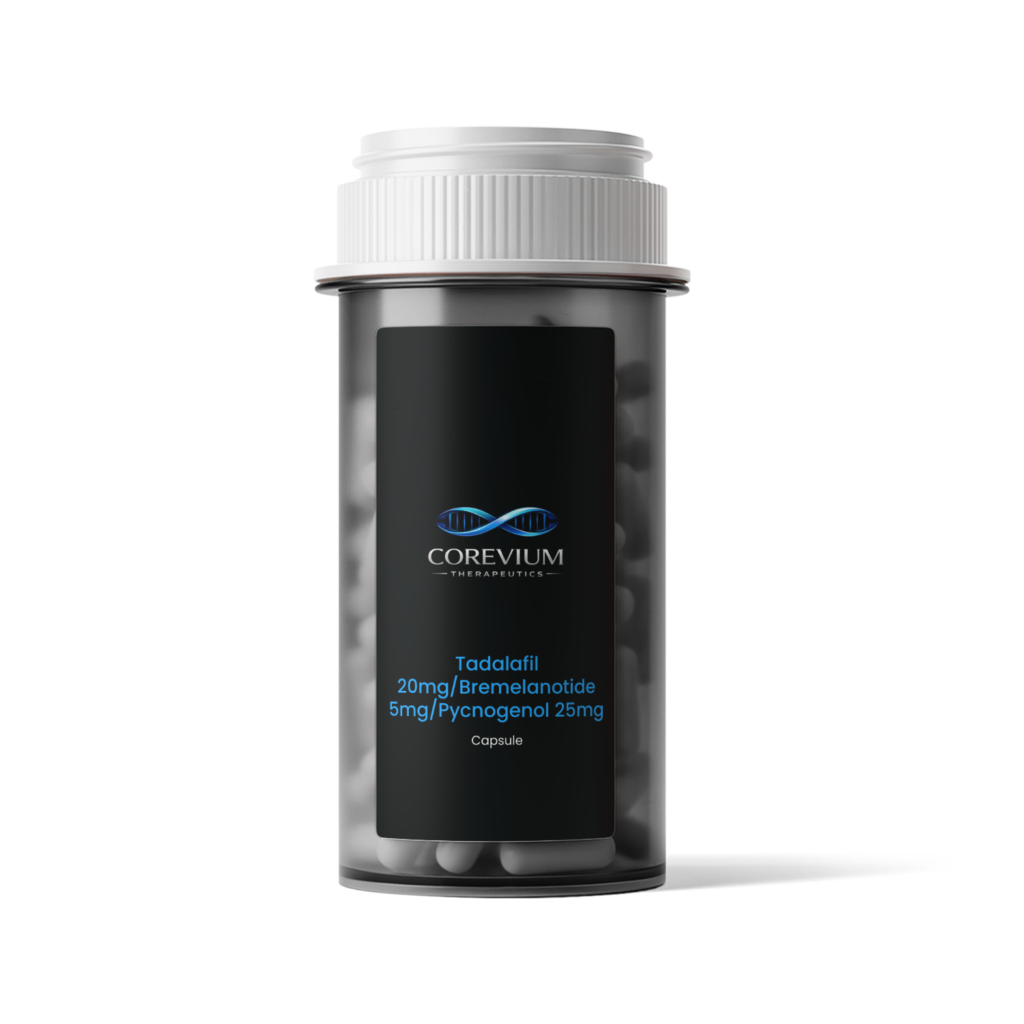 Tadalafil bremelanotide pycnogenol combination for sexual wellness and ED