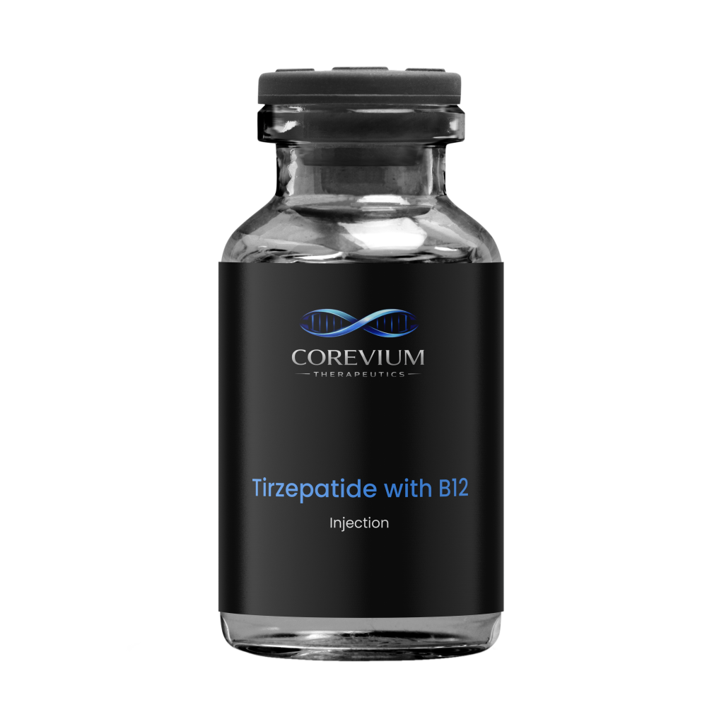 Tirzepatide with vitamin B12 for weight loss and energy support