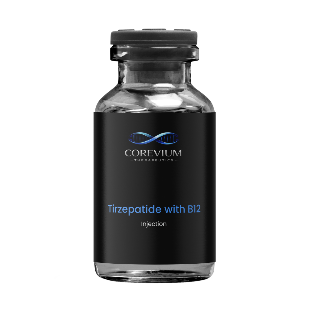 Tirzepatide with vitamin B12 for weight loss and energy support