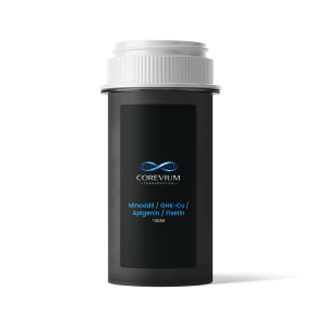 Minoxidil GHK-Cu apigenin fisetin hair growth formula